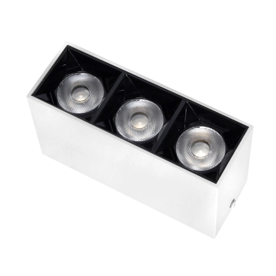 Lampa liniowa natynkowa 9w 3000K biało-czarna JDL-6T 1055DL DOMENO LIGHTING - zdjęcie dodatkowe 2