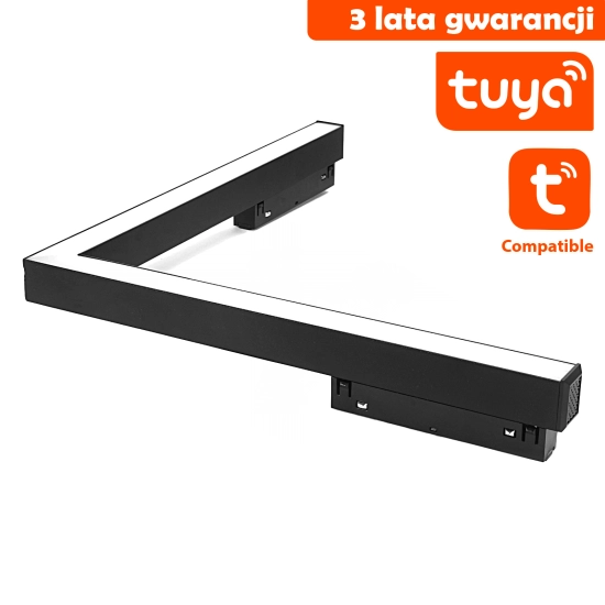 Lampa magnetyczna narożna DDCX-B12-TY 24W czarny 1469DL DOMENO LIGHTING - zdjęcie produktu
