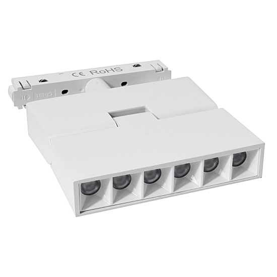 Lampa magnetyczna z diodami łamana 6W 3000K DDCX-GDZD6 Biała 848DL DOMENO LIGHTING - zdjęcie dodatkowe 2