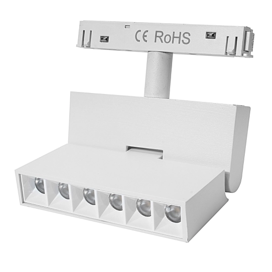 Lampa magnetyczna z diodami łamana 6W 3000K DDCX-GDZD6 Biała 848DL DOMENO LIGHTING - zdjęcie produktu