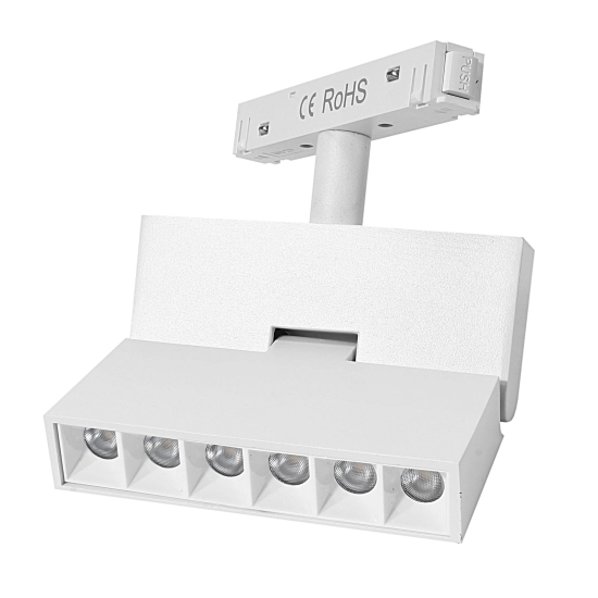 Lampa magnetyczna z diodami łamana 6W 3000K DDCX-GDZD6 Biała 848DL DOMENO LIGHTING - zdjęcie dodatkowe 4