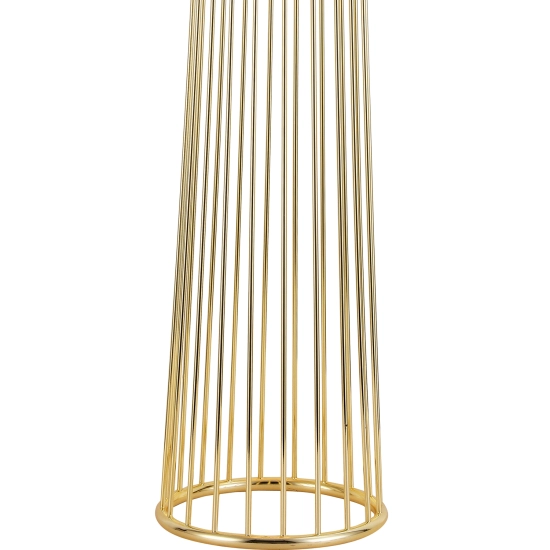 Lampa podłogowa FILO-2 czarno - złota 156 cm MF1236 Step into Design
