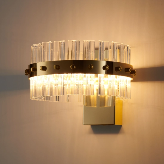 Lampa ścienna AURA złota 18 cm DW925 Step into design