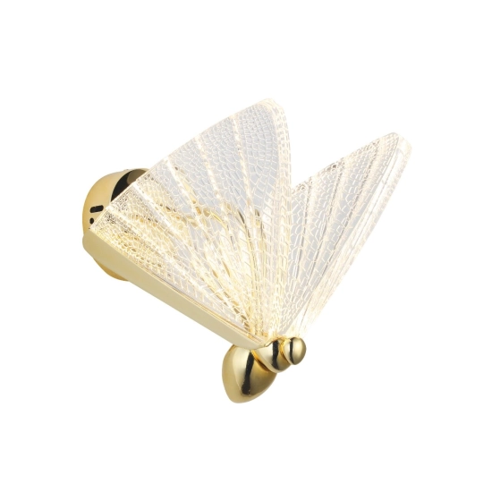 Lampa ścienna BEE LED złota 22 cm ST-W0612-1B Step into design