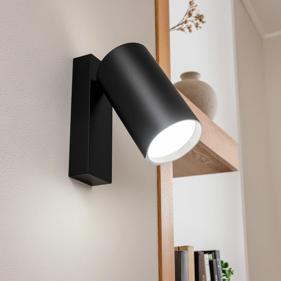 Lampa ścienna BORA S1003 1 xGU10 czarny 1630DL DOMENO LIGHTING - zdjęcie dodatkowe 2