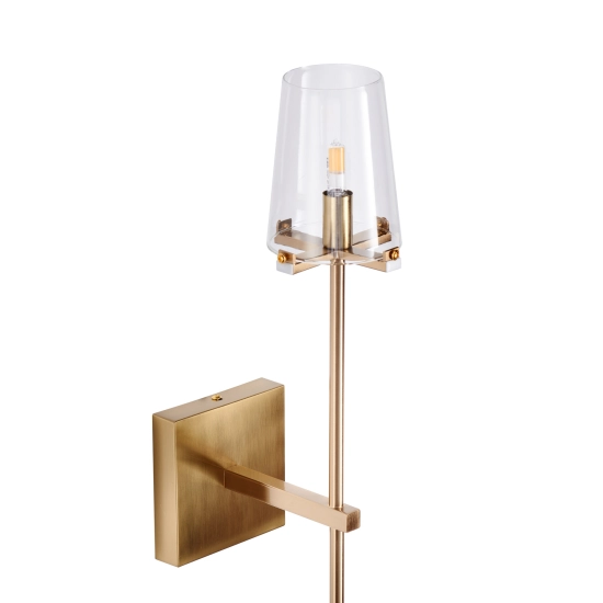 Lampa ścienna CLASSICO złota szklany klosz 62 cm ST-DL8502 gold Step into design