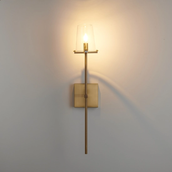 Lampa ścienna CLASSICO złota szklany klosz 62 cm ST-DL8502 gold Step into design