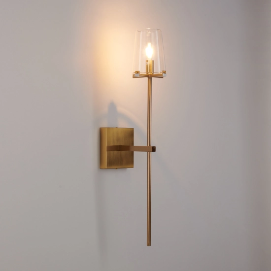Lampa ścienna CLASSICO złota szklany klosz 62 cm ST-DL8502 gold Step into design