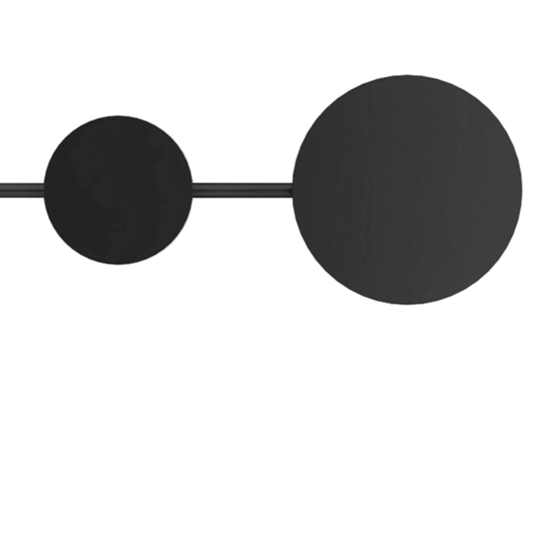 Lampa ścienna CLEX - 6 LED czarna 89 cm MW1133-90 Step into Design