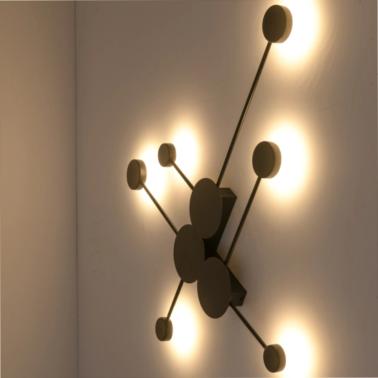 Lampa ścienna CLEX - 6 LED czarna 89 cm MW1133-90 Step into Design