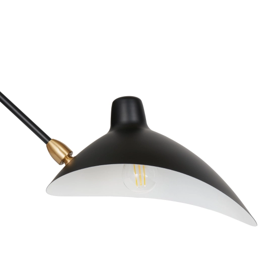 Lampa ścienna CRANE-2W S czarna 110 cm W8702-S Step into Design