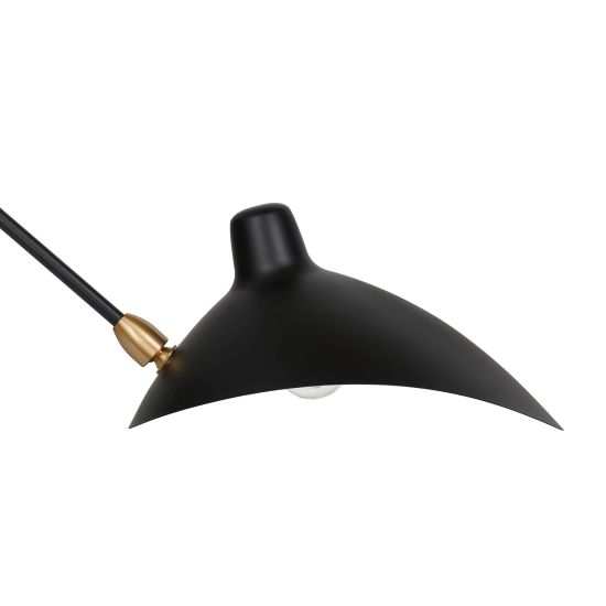 Lampa ścienna CRANE-2W S czarna 110 cm W8702-S Step into Design