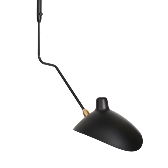 Lampa ścienna CRANE-2W S czarna 110 cm W8702-S Step into Design