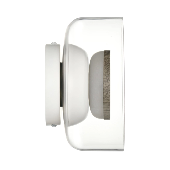 Lampa ścienna DONUT 18 – LED, szkło transparentne, brąz orzechowy ST-5072W transparent brown Step into design