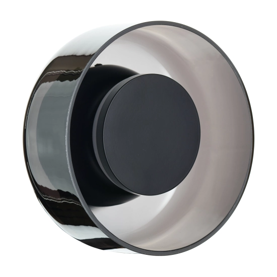 Lampa ścienna DONUT 18 cm - LED, szkło, szaro-czarna ST-5072W smoky black Step into design