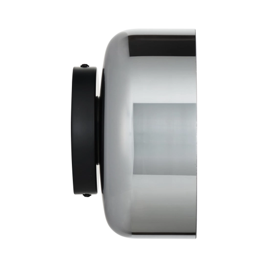 Lampa ścienna DONUT 18 cm - LED, szkło, szaro-czarna ST-5072W smoky black Step into design