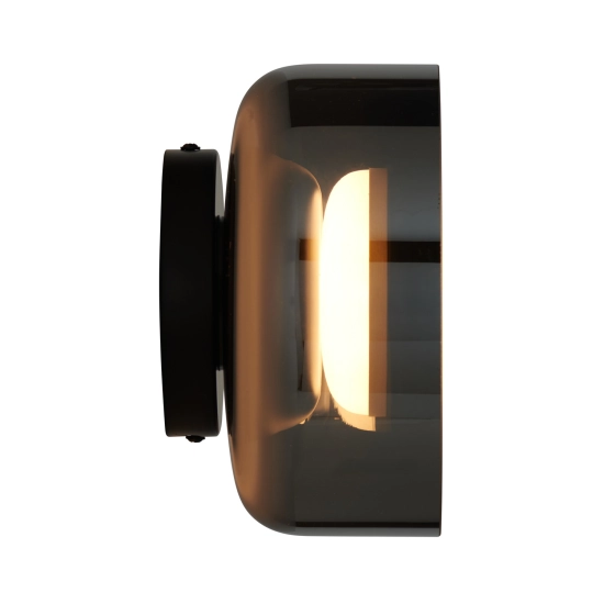 Lampa ścienna DONUT 18 cm - LED, szkło, szaro-złota ST-5072W smoky gold Step into design