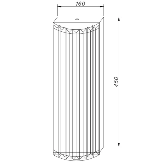 Lampa ścienna EXELLENT kryształowa złota 45 cm ST-88022W Step into design