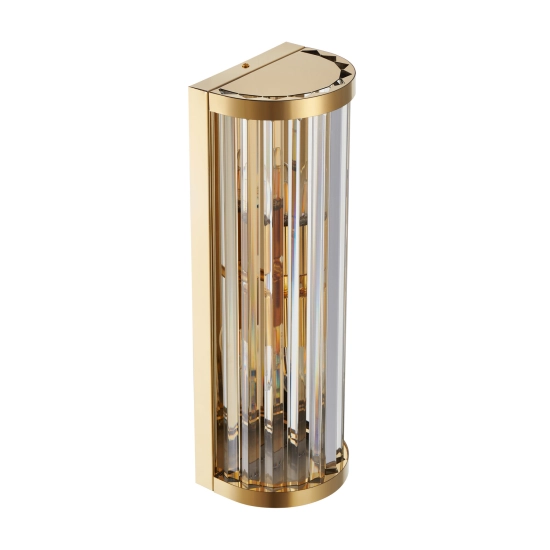 Lampa ścienna EXELLENT kryształowa złota 45 cm ST-88022W Step into design
