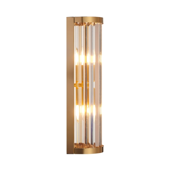 Lampa ścienna EXELLENT kryształowa złota 45 cm ST-88022W Step into design