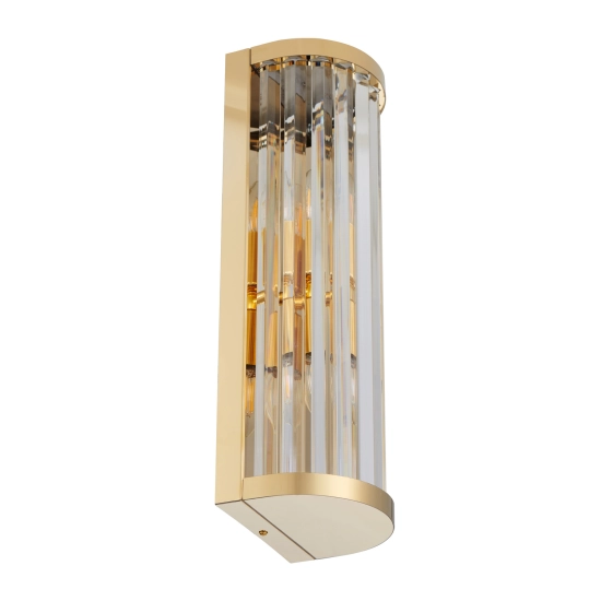 Lampa ścienna EXELLENT kryształowa złota 45 cm ST-88022W Step into designv
