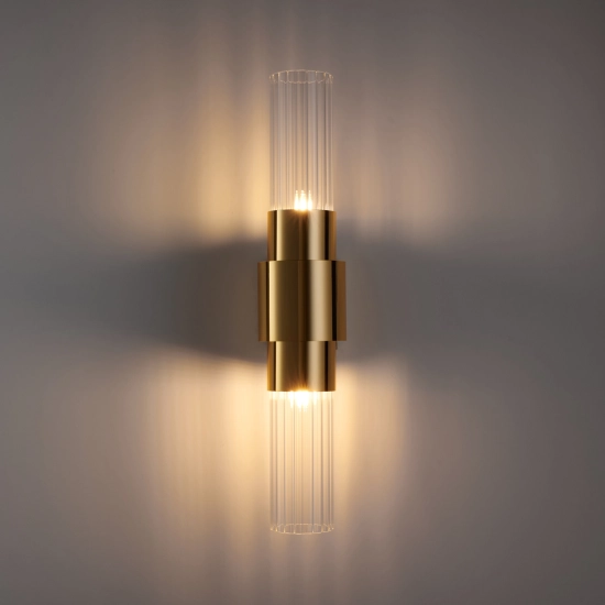 Lampa ścienna VERTI 50 cm - LED, kinkiet liniowy, transparentny ST-HC-D14-H500 Step into design