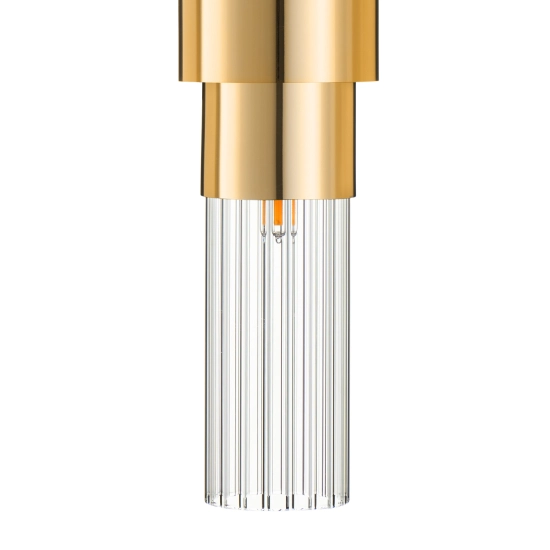 Lampa ścienna VERTI 50 cm - LED, kinkiet liniowy, transparentny ST-HC-D14-H500 Step into design