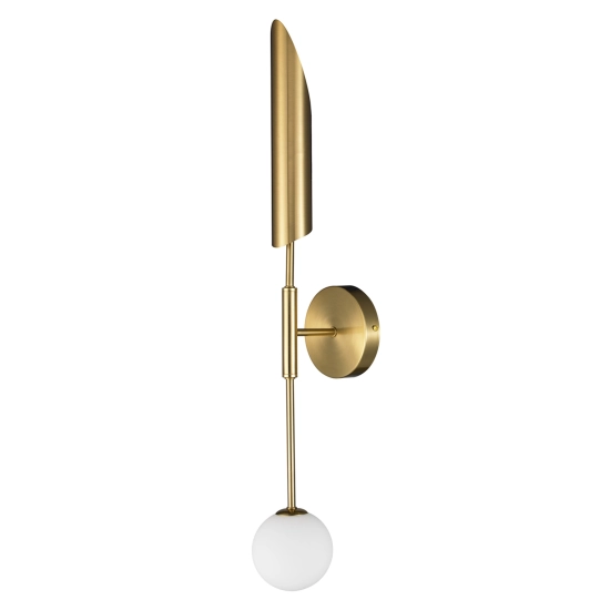 Lampa ścienna MIKA-1 biało złota 70 cm ST-F086 Step into Design