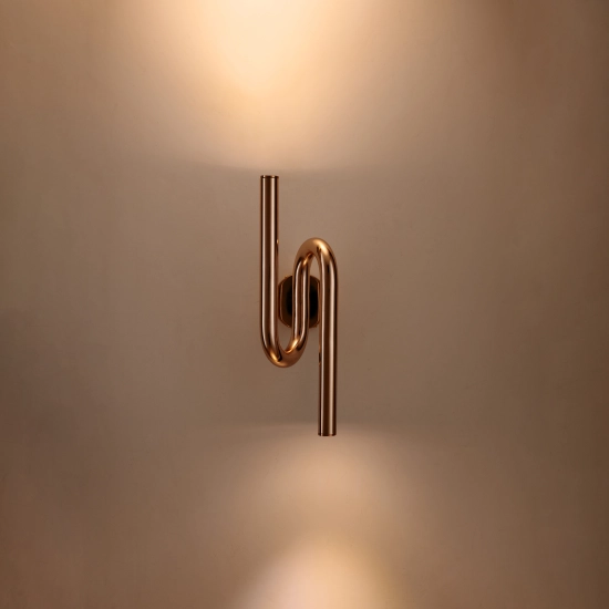 Lampa ścienna MYK LED miedziana 42 cm DB4062 Step into Design