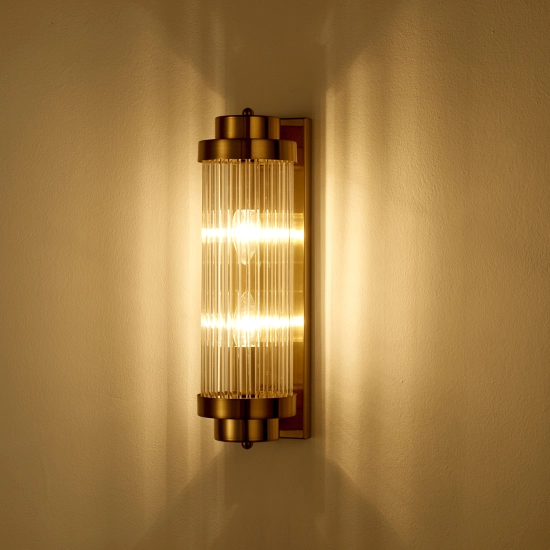 Lampa ścienna STELO M złota 40 cm ST-88008-M Step into design