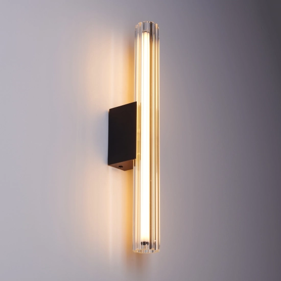 Lampa ścienna VERTI 50 cm - LED, kinkiet liniowy, transparentny ST-HC-D14-H500 Step into design