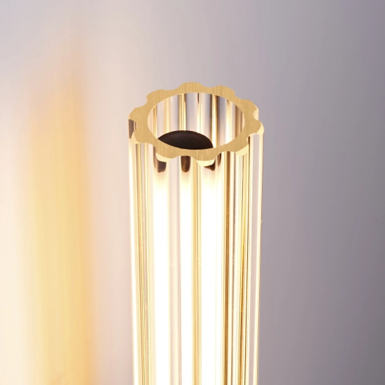 Lampa ścienna VERTI 50 cm - LED, kinkiet liniowy, transparentny ST-HC-D14-H500 Step into design
