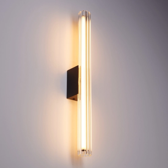 Lampa ścienna VERTI 50 cm - LED, kinkiet liniowy, transparentny ST-HC-D14-H500 Step into design