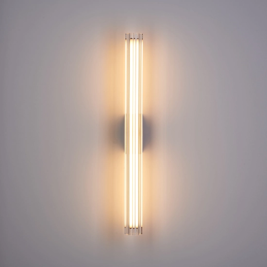 Lampa ścienna VERTI 50 cm - LED, kinkiet liniowy, transparentny ST-HC-D14-H500 Step into design