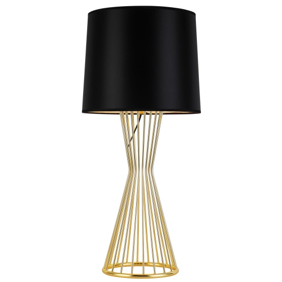 Lampa stołowa FILO TABLE czarno - złota 85 cm MT1235 Step into Design