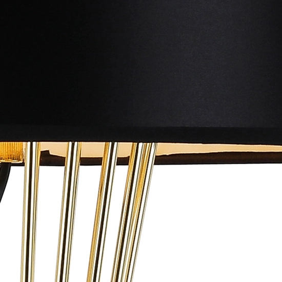 Lampa stołowa FILO TABLE czarno - złota 85 cm MT1235 Step into Design