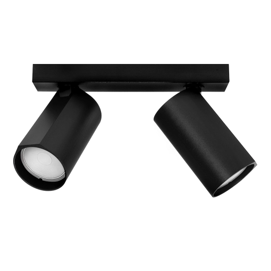 Lampa sufitowa BORA KJ2103 2xGU10 czarny 1611DL DOMENO LIGHTING - zdjęcie dodatkowe 1