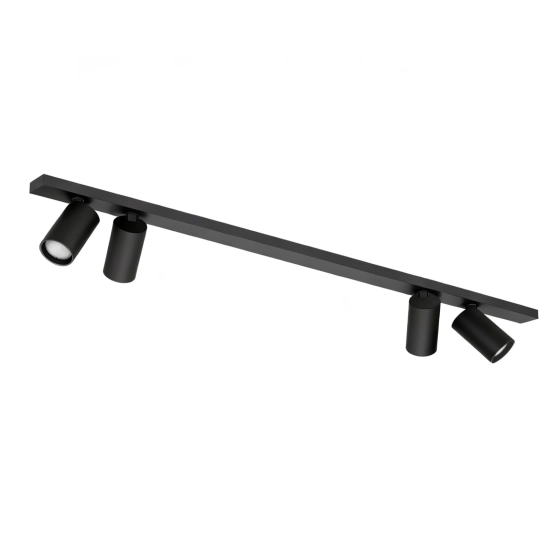 Lampa sufitowa BORA KJ2110 4xGU10 czarny 1626DL DOMENO LIGHTING - zdjęcie produktu