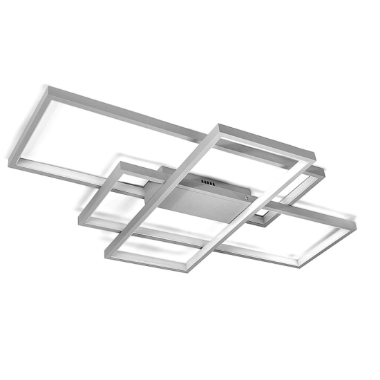 Lampa sufitowa LED RING 80W szary DL-Z01 + pilot DOMENO LIGHTING - zdjęcie produktu