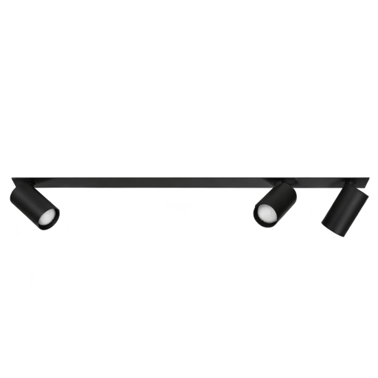 Lampa sufitowa wpuszczana BORA KJ2106 3xGU10 czarny 1618DL DOMENO LIGHTING - zdjęcie produktu