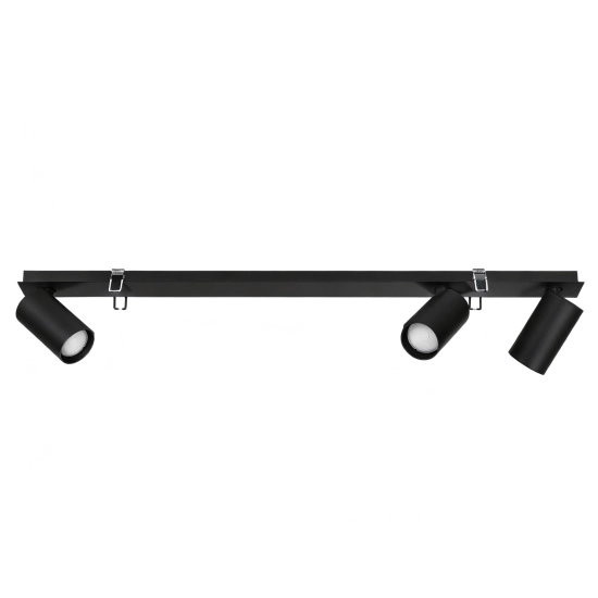 Lampa sufitowa wpuszczana BORA KJ2106 3xGU10 czarny 1618DL DOMENO LIGHTING - zdjęcie dodatkowe 1