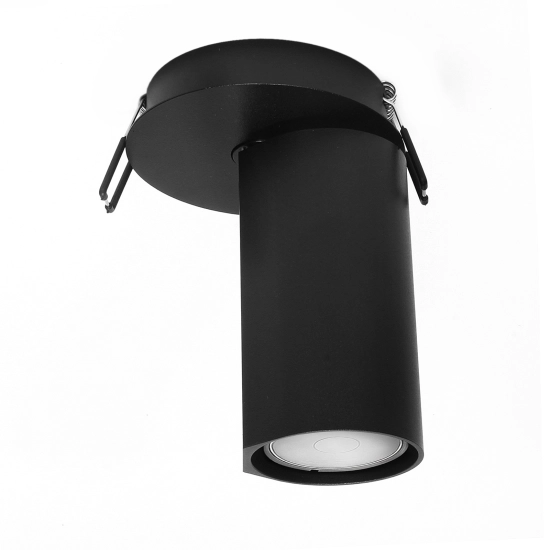 Lampa sufitowa wpuszczana BORA KJ2108 1xGU10 czarny 1622DL DOMENO LIGHTING - zdjęcie dodatkowe 1
