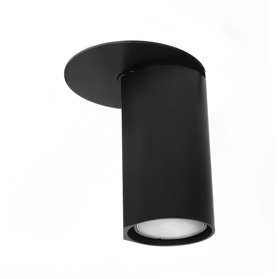 Lampa sufitowa wpuszczana BORA KJ2108 1xGU10 czarny 1622DL DOMENO LIGHTING - zdjęcie produktu