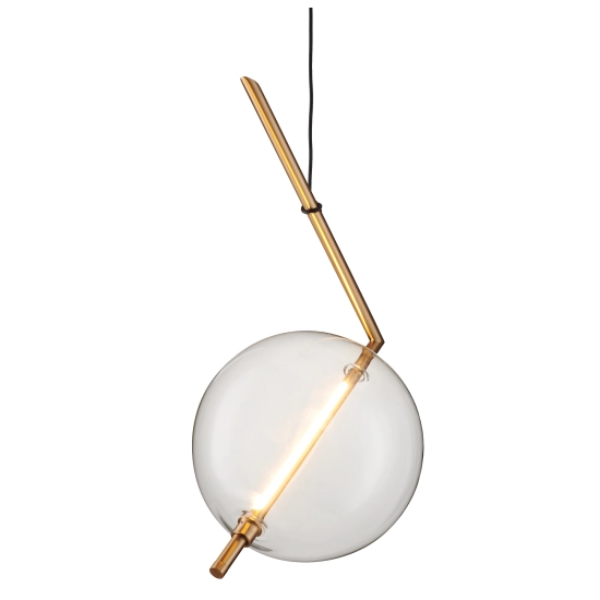 Lampa wisząca AMORE - 1 LED złota 24 cm ST-8869P-1 Step into design