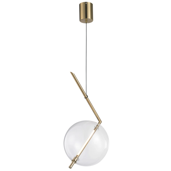 Lampa wisząca AMORE - 1 LED złota 24 cm ST-8869P-1 Step into design