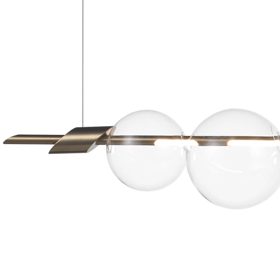 Lampa wisząca AMORE LED złota 153 cm ST-8869P-L Step into design