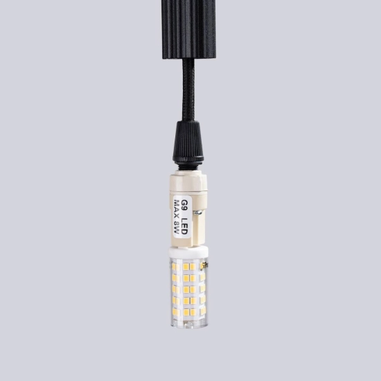 Lampa wisząca ARCHE 1 czarna SL.1338 SOLLUX LIGHTING