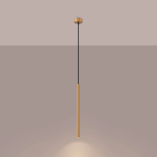 Lampa wisząca ARCHE 1 złota SL.1339 SOLLUX LIGHTING