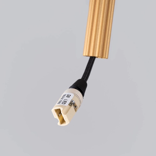 Lampa wisząca ARCHE 1 złota SL.1339 SOLLUX LIGHTING