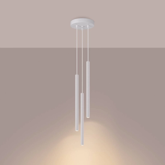 Lampa wisząca ARCHE 3P biała SL.1340 SOLLUX LIGHTING